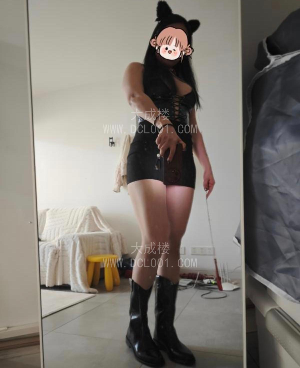 福田欧美身材的性感小母狗